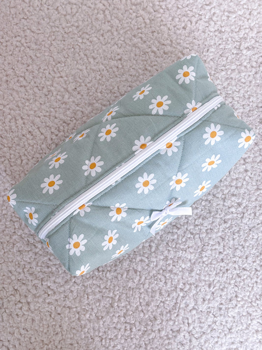 Trousse beauté matelassée fleurie – Suzanne