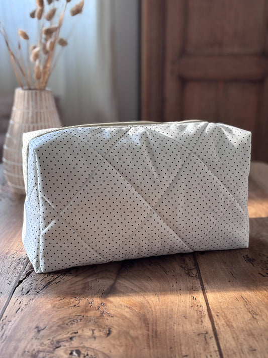 Trousse Dyson Airwrap - blanc pois noirs Margot