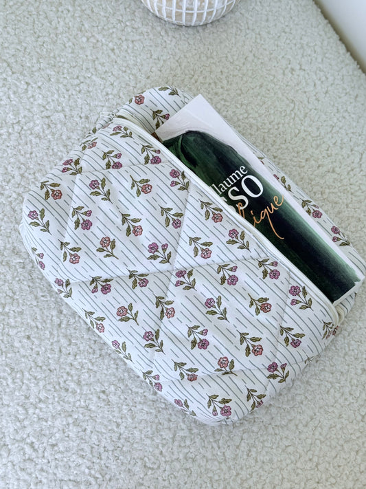 Pochette livre broché Léonie – fleurie