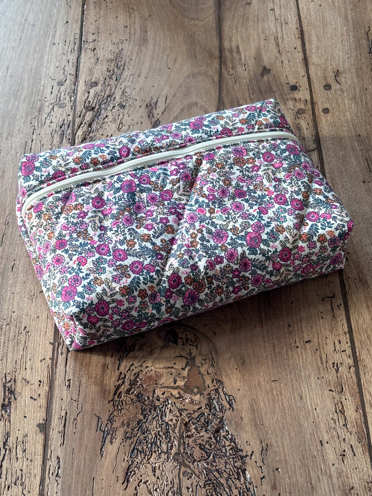 Pochette livre broché - fleurie Romane